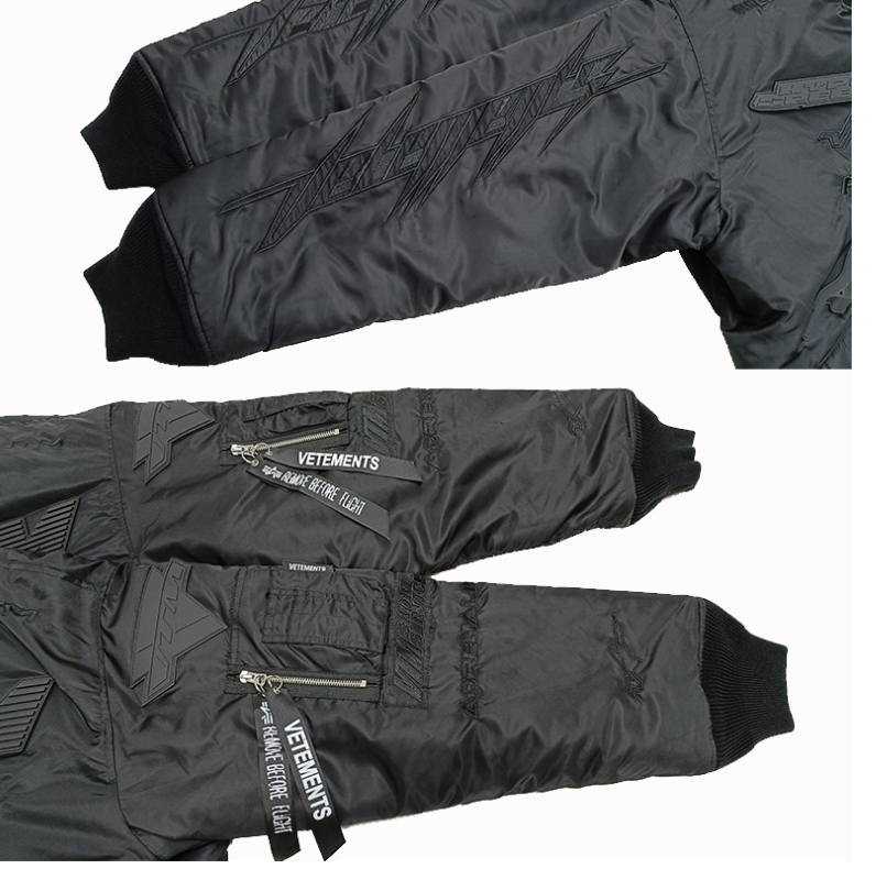 Vetements All Black Bomber Jacket