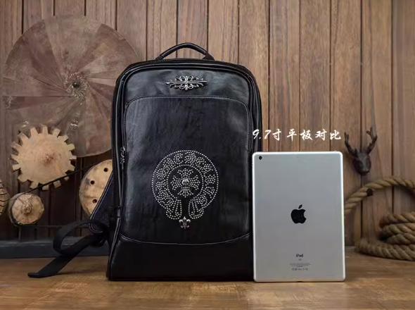 Chrome Hearts Leather Backpack