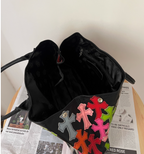 Chrome Hearts Leather Patchwork Handbag