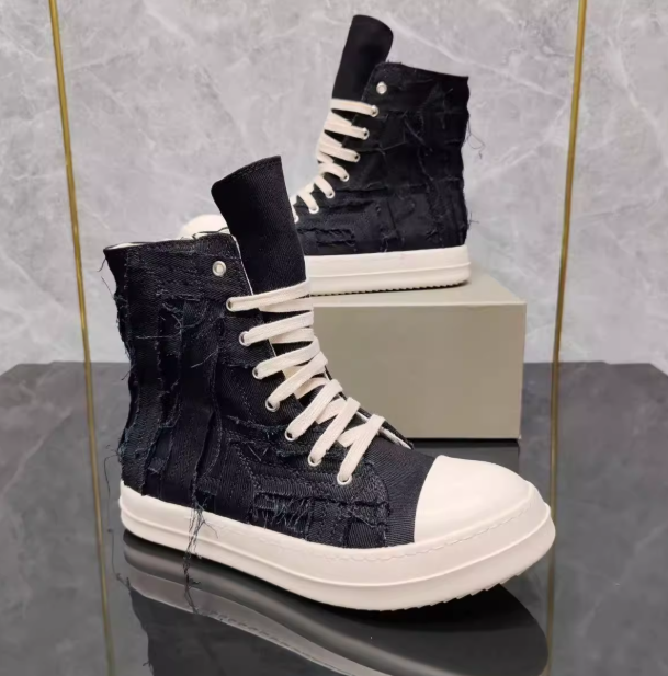 Rick Owens DRKSHDW  Ripped High Top