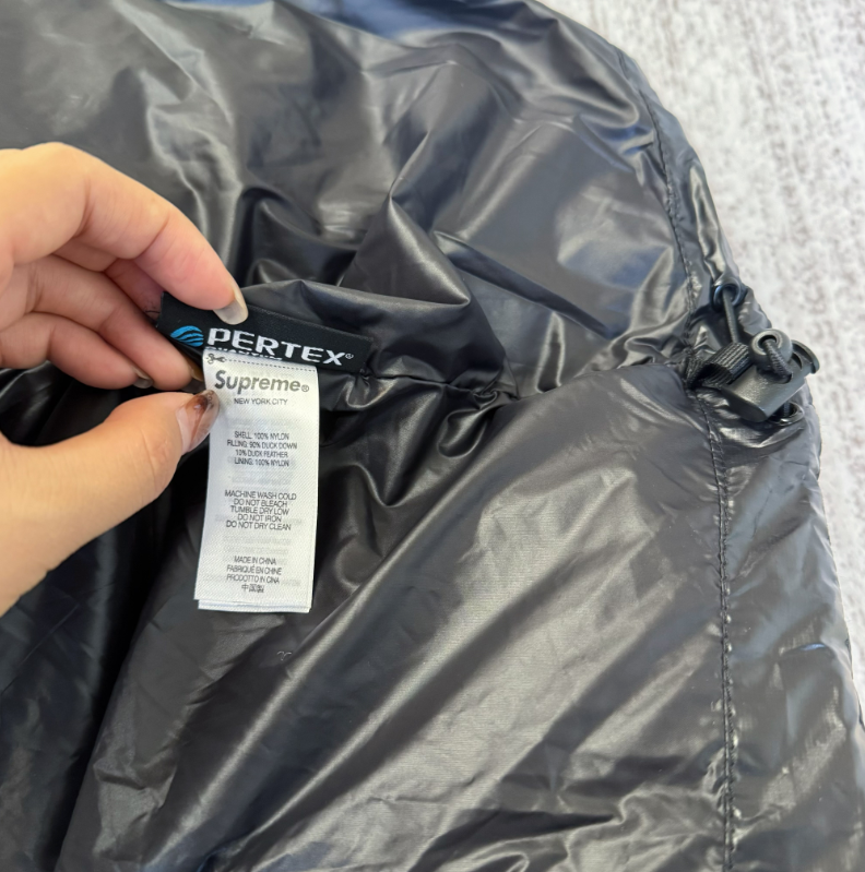 Supreme Back Print Puffer