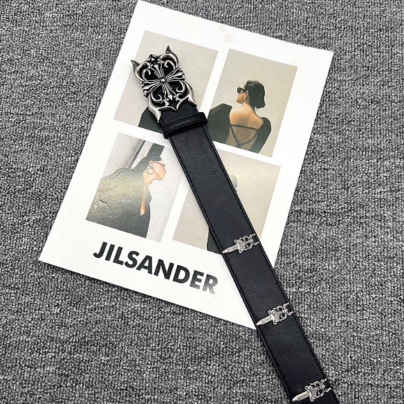 Chrome Hearts Dagger Embossed Belt