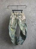 Acne Studios Trompe-l’Œil Pearl Chain Print Jeans