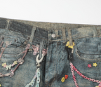 Acne Studios 1996 Trompe-l’Œil Chain Print Jeans