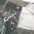 Acne Studios 1996 Trompe-l’Œil Chain Print Jeans