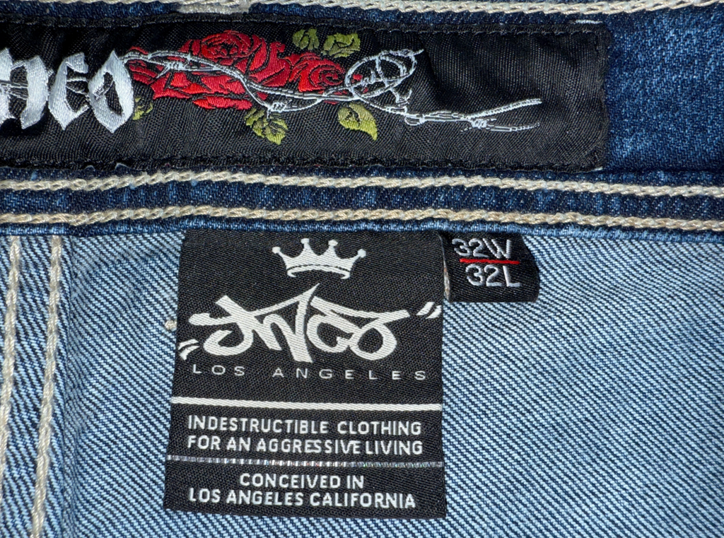 JNCO Rose Skull Denim