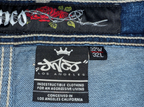 JNCO Rose Skull Denim