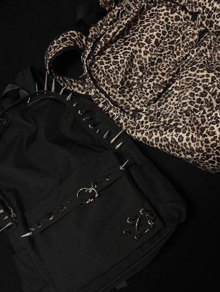 Opium Cheetah/Black Backpack Bag