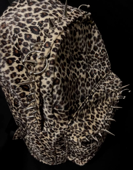 Opium Cheetah/Black Backpack Bag
