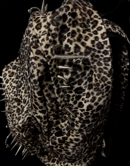 Opium Cheetah/Black Backpack Bag