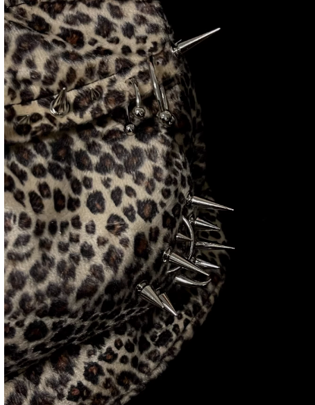 Opium Cheetah/Black Backpack Bag