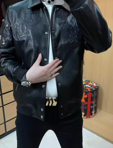 Chrome Hearts Leather Jacket