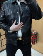 Chrome Hearts Leather Jacket