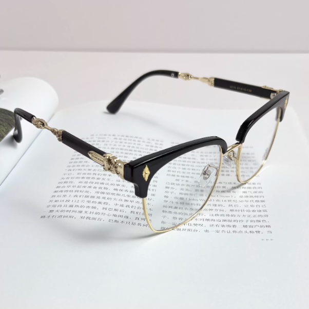 Chrome Hearts Lower Rimless Engraved Glasses