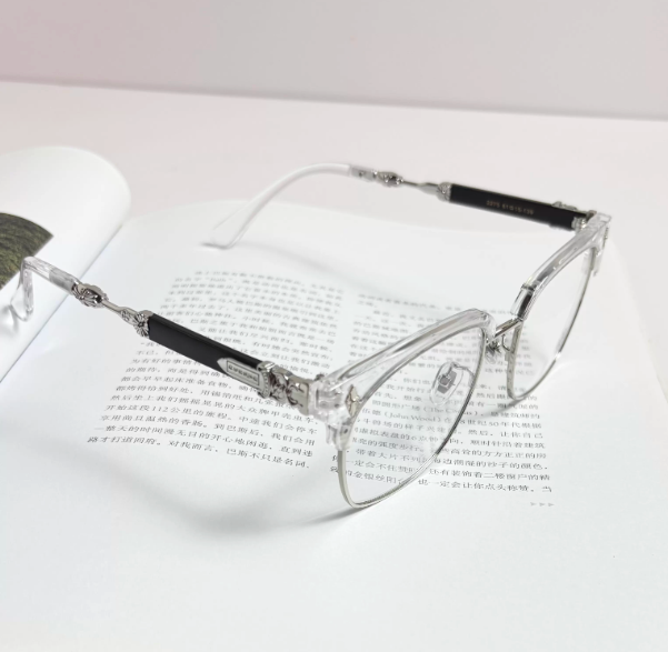 Chrome Hearts Lower Rimless Engraved Glasses