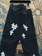 Chrome Hearts Double Knee Carpenter Denim