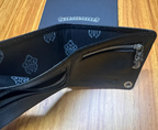 Chrome Hearts Patch Cross Leather Wallet