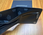 Chrome Hearts Patch Colored Cross Leather Wallet