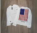 Chrome Hearts USA Flag Longsleeve