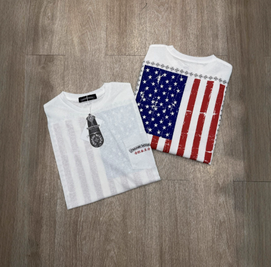 Chrome Hearts USA Flag Longsleeve