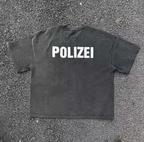 Kanye Yeezy Polizei Boxy Tshirt