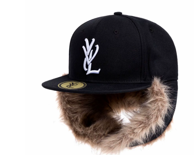 YVL Fur Snapback Cap