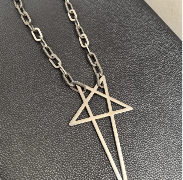 Budget Rick Owens Pentagram Chain