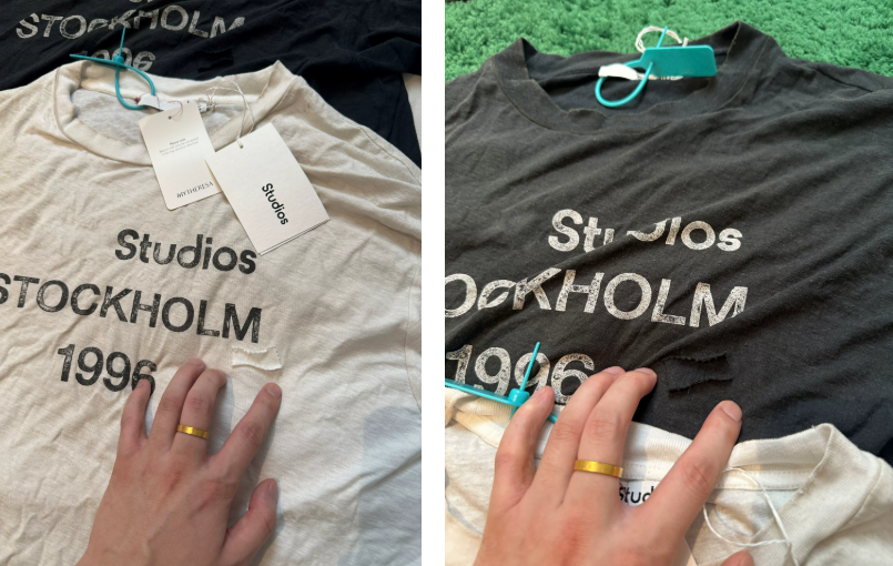 Acne Studios Destroyed Distressed