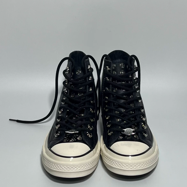 Chrome Hearts Converse High Top Sneaker