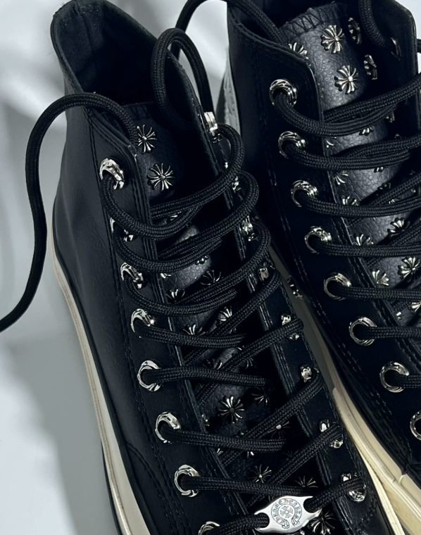 Chrome Hearts Converse High Top Sneaker