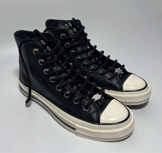 Chrome Hearts Converse High Top Sneaker