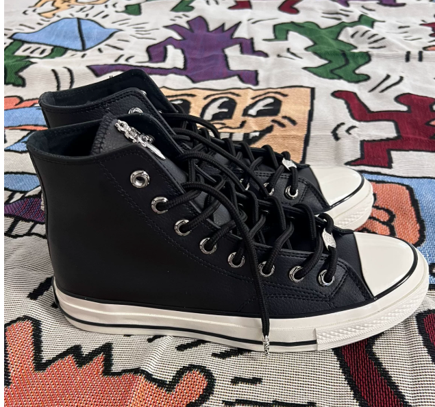 Chrome Hearts Converse High Top Sneaker