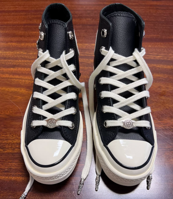 Chrome Hearts Converse High Top Sneaker