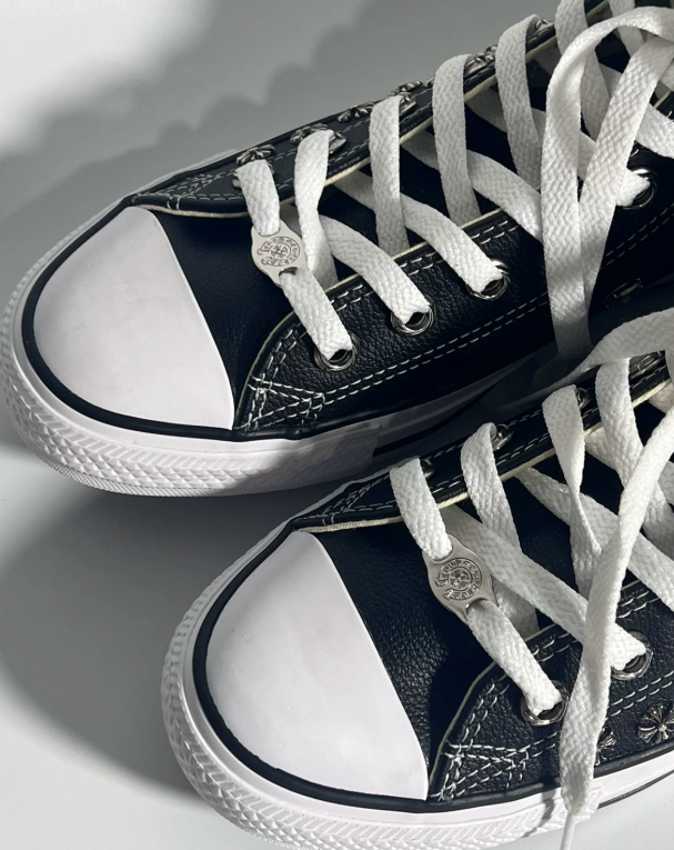Chrome Hearts Converse High Top Sneaker