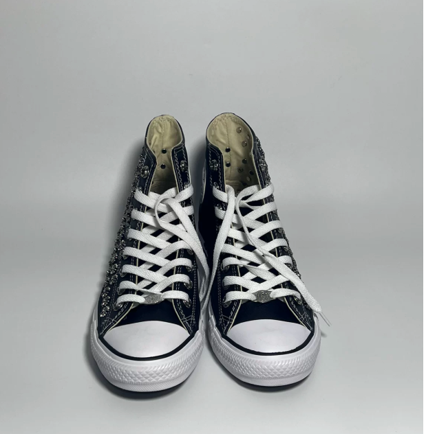 Chrome Hearts Converse High Top Sneaker
