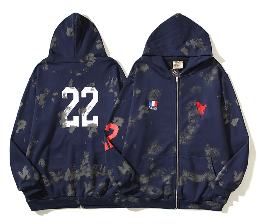 Balenciaga Paris Zip Up