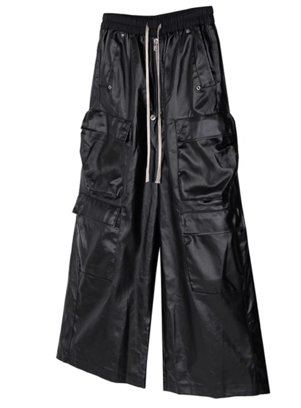 Rick Owens Bela Leather Cargo Pants