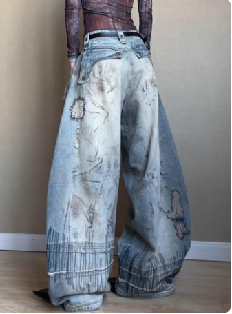 Personsoul Inspired Stitched Balloon Pants
