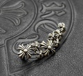 Chrome Hearts Flower Ear Rings