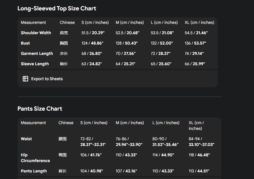 CH Long Sleeve Jersey and Pants