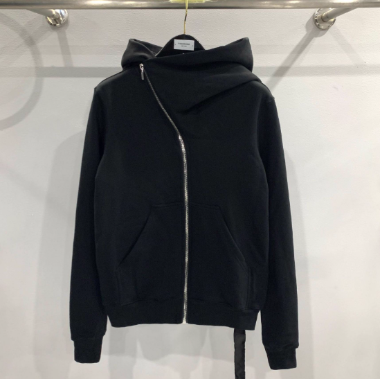 Rick Owens Drkshdw Black Mountain Zip Hoodie