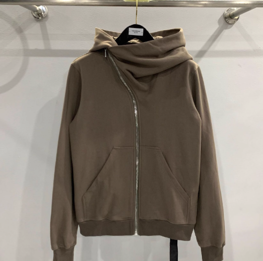 Rick Owens Drkshdw Black Mountain Zip Hoodie