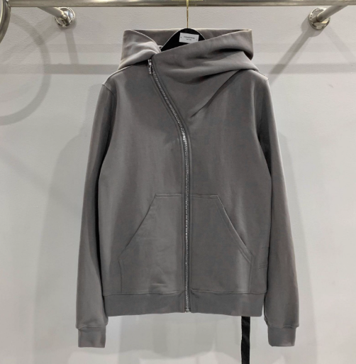 Rick Owens Drkshdw Black Mountain Zip Hoodie