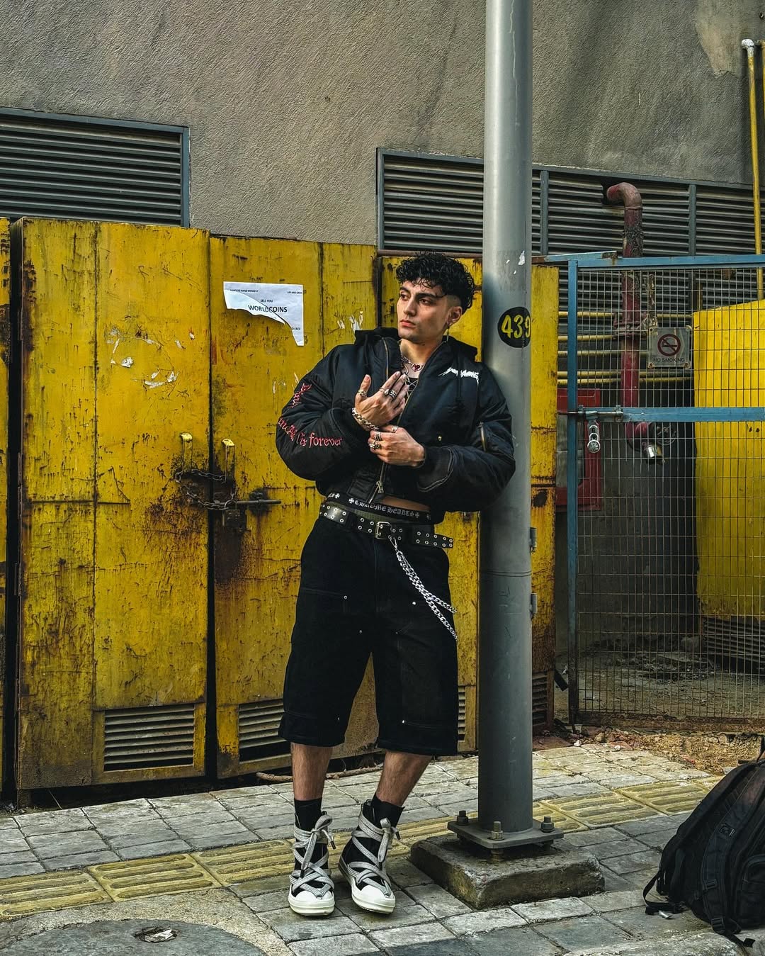 Vetements Total Fucking Darkness CROPPED Bomber Jacket