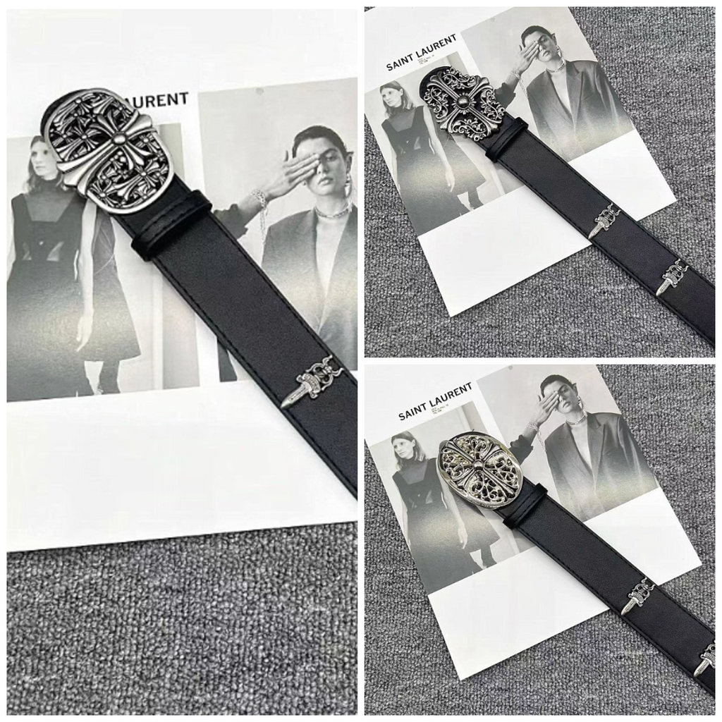 BUDGET CH Belt Dagger Embossed