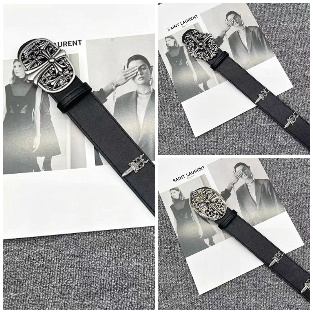 BUDGET CH Belt Dagger Embossed